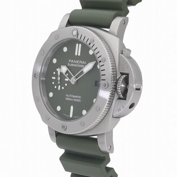 Panerai Luminor Submersible 42Mm Pam1055 Verde Militare Vsf Ss Green Dial P900