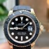 Rolex Yacht-Master 42 18K Yellow Gold Black Dial Mens Watch 226658-0001