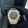 Audemars Piguet Royal Oak Chronograph 41Mm Rose Gold Bracelet Black Dial