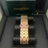 Audemars Piguet Royal Oak Chronograph 41Mm Rose Gold Bracelet Black Dial