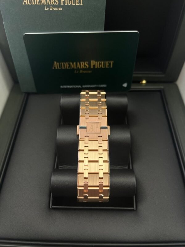 Audemars Piguet Royal Oak Chronograph 41Mm Rose Gold Bracelet Black Dial