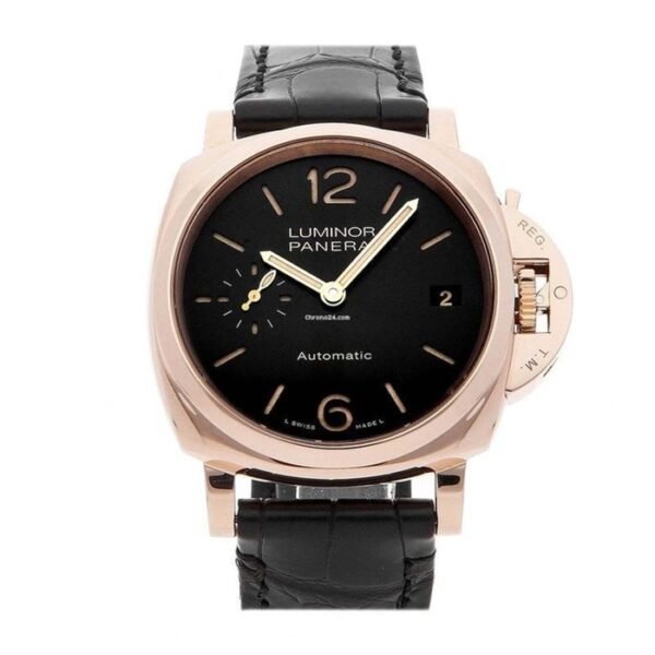 Panerai Luminor Due Pam908 Fu Vsf Rose Gold Black Dial Op Xxxiv