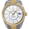 Rolex Oyster Perpetual Sky-Dweller Automatic Chronometer White Dial Men Watch 42Mm