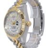 Rolex Oyster Perpetual Sky-Dweller Automatic Chronometer White Dial Men Watch 42Mm