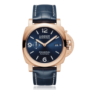 Panerai Luminor Pam1112 Vsf Rose Gold Blue Dial P9010