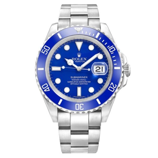 product-img-686369891ca3ce22f77a9041 Rolex Submariner White Gold Blue Face 116619Lb