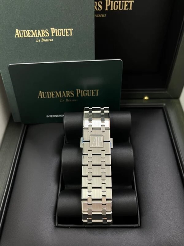 Audemars Piguet Royal Oak 41Mm Double Balance Wheel Openworked Stainless Steel Slate Gray Dial