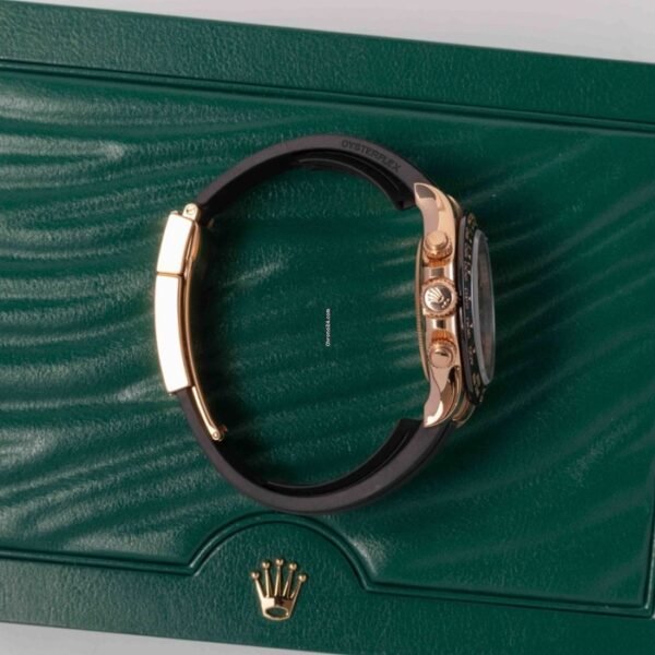 Rolex Cosmograph Daytona Black And Pink Dial Automatic Men Oysterflex Watch 40Mm