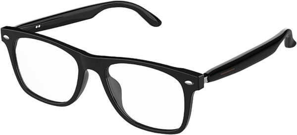 Bluetooth Audio Smart Glasses for Women Men,Polarized Bluetooth Sunglasses with Open Ear Speaker,Voice Control, Hands-Free Calls & Built-in Microphone for iPhone Android Music/Work