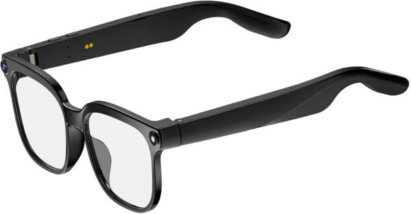 Smart Glasses with Camera,4K with Audio Bluetooth Camera Glasses for Men Women 8MP 32G HD Hidden Video Recording Support Live Feed,Ai Voice Control,150+ Language Translate, Chart GPT, WiFi