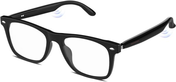 Bluetooth Audio Smart Glasses for Women Men,Polarized Bluetooth Sunglasses with Open Ear Speaker,Voice Control, Hands-Free Calls & Built-in Microphone for iPhone Android Music/Work
