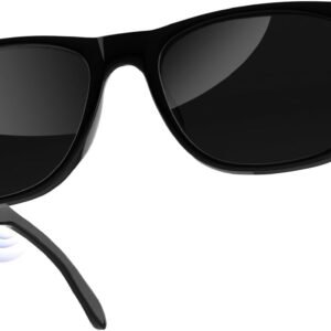 Bluetooth Audio Smart Glasses for Women Men,Polarized Bluetooth Sunglasses with Open Ear Speaker,Voice Control, Hands-Free Calls & Built-in Microphone for iPhone Android Music/Work