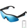 Smart Glasses,AI Glasses,Bluetooth Sunglasses for Men/Women,150+ Languages Real-time Translation,Nano IPX7 Waterproof,Open Ear Headphones,Phone Voice/Touch Control Travel Cycling