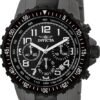 Invicta Men's Invicta II Chronograph Black Dial Two-Tone Stainless Steel Watch