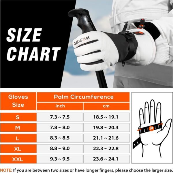Heated Gloves for Men Women 7.4V Battery 22.2Wh Rechargeable Touchscreen Waterproof Electric Heated Gloves for Winter Outdoor Work Skiing Hiking Camping Ice Hockey