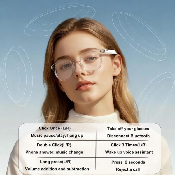 Ai Smart Glasses Bluetooth 5.4 with Translation for Men Women 160+Languages Color-Change Lens Chat GPT Assistant Free App Translator Glasses Meeting,Driver,Travel