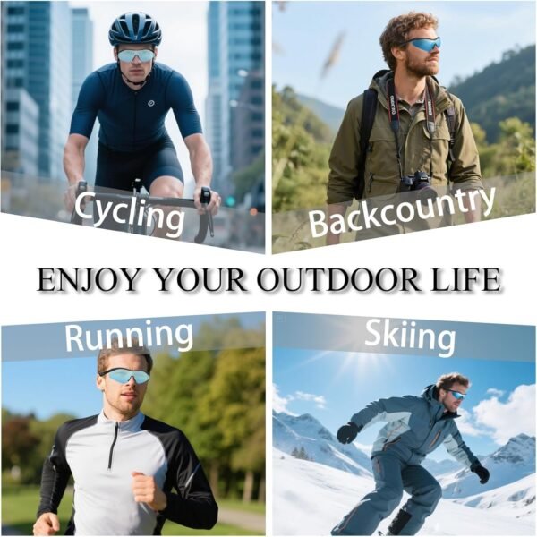 Smart Glasses,AI Glasses,Bluetooth Sunglasses for Men/Women,150+ Languages Real-time Translation,Nano IPX7 Waterproof,Open Ear Headphones,Phone Voice/Touch Control Travel Cycling