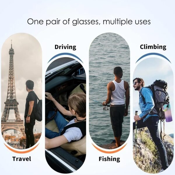 Ai Smart Glasses Bluetooth 5.4 with Translation for Men Women 160+Languages Color-Change Lens Chat GPT Assistant Free App Translator Glasses Meeting,Driver,Travel