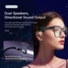 Smart Glasses with Camera,4K with Audio Bluetooth Camera Glasses for Men Women 8MP 32G HD Hidden Video Recording Support Live Feed,Ai Voice Control,150+ Language Translate, Chart GPT, WiFi