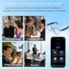 Ai Smart Glasses Bluetooth 5.4 with Translation for Men Women 160+Languages Color-Change Lens Chat GPT Assistant Free App Translator Glasses Meeting,Driver,Travel