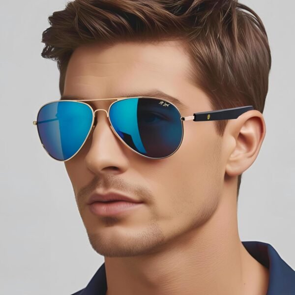 AI Smart Bluetooth Glasses for Men Women 50+ Languages with ChatGPT Transcription, 99% Accuracy, Speakers New 5.3 Android Siri Touch and Voice Assistant, 120H SB, Aviator