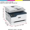 Xerox C235dni Wireless Printer - 24ppm Color Laser All in One Multifunction Printer with Automatic 2-Sided Printing, Home, Office or Small Business Use - Copy/Print/Scan/Fax - Color Touchscreen