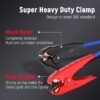 umper Cables,1 Gauge 30 Feet 800A Booster Cables with UL-Listed Clamps, Heavy Duty Automotive Quick Connect Booster Cables for Car, SUV and Trucks with Carry Bag