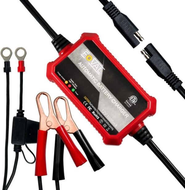 Automatic Trickle Battery Charger 12V 1000mA Smart Battery Charger
