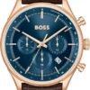 BOSS Men's Quartz Chronograph Watch, Multi Dial, Innovative and Water Resistant up to 50 Meters 5ATM