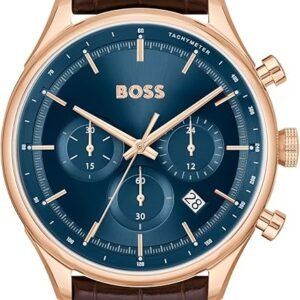 BOSS Men's Quartz Chronograph Watch, Multi Dial, Innovative and Water Resistant up to 50 Meters 5ATM