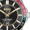 BOSS Runner Men's 3H Quartz Watch, Stainless Steel, 5ATM/50m Water Resistant - Sporty and On-Trend Timepiece