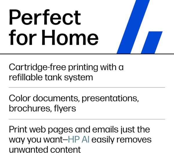 71Kh1fDrwML._AC_SL1500_ HP Smart Tank 5101 Wireless All-in-One Refillable Printer, Scanner, Copier with 2 years of Ink included, Wireless printer-for-home use an EcoTank