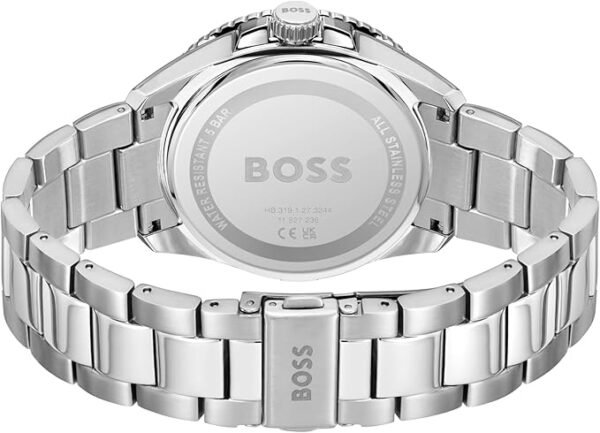 BOSS Runner Men's 3H Quartz Watch, Stainless Steel, 5ATM/50m Water Resistant - Sporty and On-Trend Timepiece