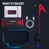 Jump Starter 5000A Car Jumper Starter, Model A30 12V Jump Box for Car Battery up to 10L Gas or 8L Diesel Engine Battery Jumper Starter Portable with Power Bank/Dual Output/LED Light