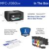 71hv+4W53YL._AC_SL1500_ Brother Work Smart 1360 Wireless Color Inkjet All-in-One Printer with Automatic Duplex Printing and 1.8” Color Display