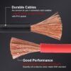4 Gauge 20 Feet Jumper Cables for Car, SUV and Trucks Battery, Heavy Duty Automotive Booster Cables for Jump Starting Dead or Weak Batteries with Carry Bag