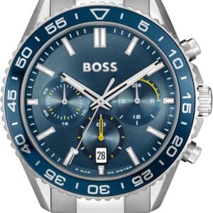 BOSS Men's Quartz Chronograph Watch, Multi Dial, Innovative and Water Resistant up to 50 Meters 5ATM
