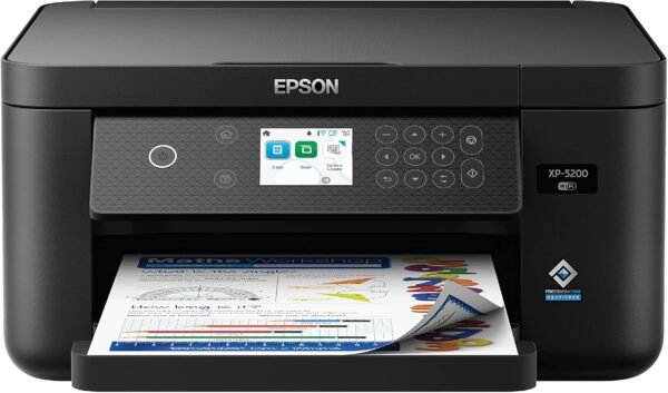 71+nFDsUk3L._AC_SL1500_ Epson Expression Home XP-5200 Wireless Color All-in-One Printer with Scan Copy, Automatic 2-Sided Printing, Borderless Photos, 150-Sheet Paper Tray and 2.4" Colorfull Display - Black