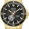 8193rSceq3L._AC_SX679_ Bulova Men's Marine Star 'Series C' Automatic Stainless Steel 3-Hand Watch, Exhibition Case, Rotating Bezel