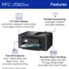 81KFKMLn-XL._AC_SL1500_ Brother Work Smart 1360 Wireless Color Inkjet All-in-One Printer with Automatic Duplex Printing and 1.8” Color Display