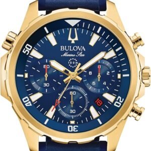 Bulova Men's Marine Star Series B Stainless Steel 6-Hand Chronograph Quartz Watch