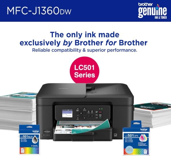 81sWUZxNmhL._AC_SL1500_ Brother Work Smart 1360 Wireless Color Inkjet All-in-One Printer with Automatic Duplex Printing and 1.8” Color Display