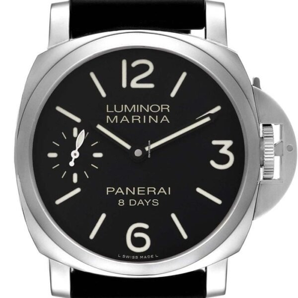 Panerai Luminor Marina 8 Days Pam 510 Ss Black Dial P5000 300