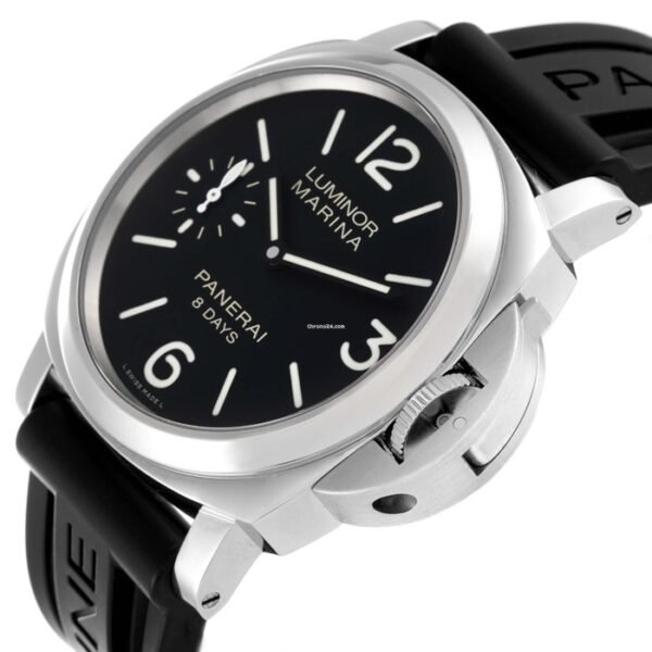 Panerai Luminor Marina 8 Days Pam 510 Ss Black Dial P5000 300