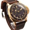 Panerai Luminor Submersible 1950 Bronzo Pam968 Vsf Bronze Brown Dial P9010 V2 (Free Strap)