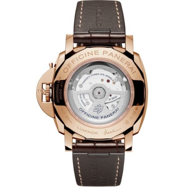 Panerai Luminor Pam1042 Due Vsf Rose Gold White Dial