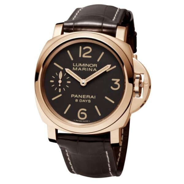 product-img-6863687e1ca3ce22f77a819d Panerai Luminor 8 Days Oro Rosso Pam511 Zf Rose Gold Brown Dial P5000