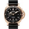 product-img-686369e61ca3ce22f77a96ef Panerai Luminor Submersible 1950 3 Days Pam684 Zf Rose Gold & Ceramic Black Dial P9010