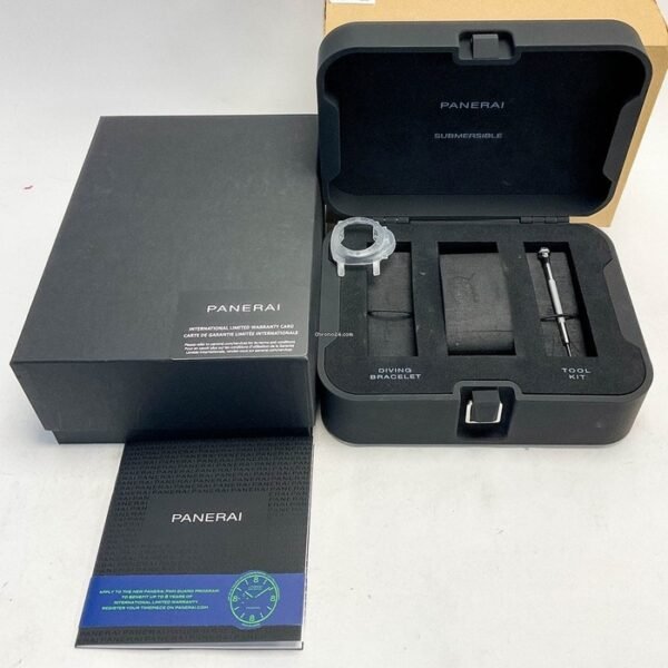 product-img-686369e61ca3ce22f77a9705 Panerai Luminor Submersible 1950 3 Days Pam684 Zf Rose Gold & Ceramic Black Dial P9010