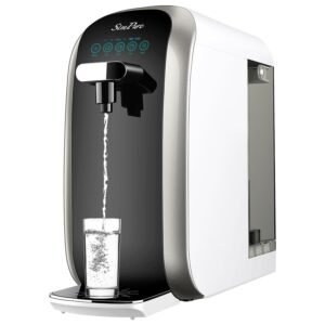 Countertop Reverse Osmosis Water Filter, NSF/ANSI 58 Certified, 5 Stage RO Water Filtration System, Water Purifier for Home, No Installation, 4: 1 Pure to Drain, Classic Pure Taste